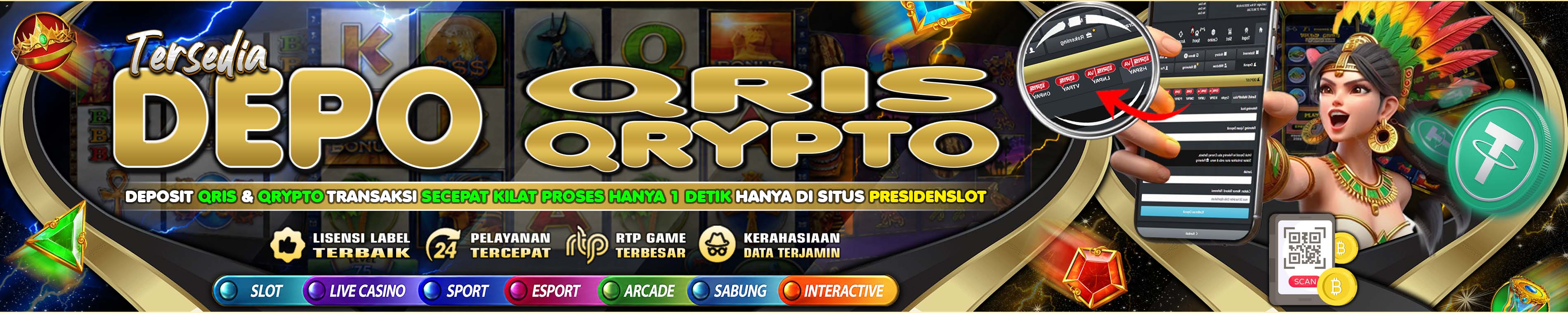 QRIS & QRYPTO - WEB PRESIDENSLOT